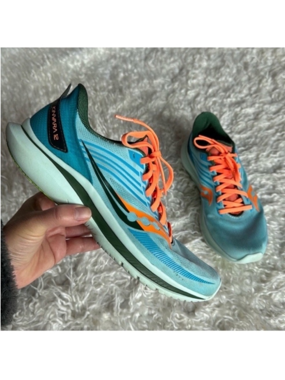 Saucony Men’s Kinvara 12 Running Shoes/Sneakers Sz 7 Future Blue S20619-26